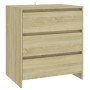 Aparador de madera contrachapada roble Sonoma 70x41x75 cm de vidaXL, Aparadores - Ref: Foro24-809749, Precio: 85,31 €, Descue...