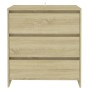 Aparador de madera contrachapada roble Sonoma 70x41x75 cm de vidaXL, Aparadores - Ref: Foro24-809749, Precio: 85,31 €, Descue...