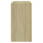 Aparador de madera contrachapada roble Sonoma 70x41x75 cm de vidaXL, Aparadores - Ref: Foro24-809749, Precio: 85,31 €, Descue...
