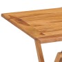 Set de comedor de jardín plegable 5 pzas madera maciza de teca en Conjuntos de jardín | Comprar online en Foru.es