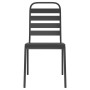 Juego de comedor de jardín 7 piezas acero gris antracita de vidaXL, Conjuntos de jardín - Ref: Foro24-3187992, Precio: 444,65...