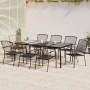 Juego de comedor de jardín 9 piezas acero gris antracita de vidaXL, Conjuntos de jardín - Ref: Foro24-3187974, Precio: 594,38...