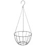 Soportes para cestas colgantes con maceteros 4 uds acero negro de vidaXL, Enrejados y soportes para plantas - Ref: Foro24-318...