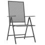 Juego de comedor de jardín 7 piezas acero gris antracita de vidaXL, Conjuntos de jardín - Ref: Foro24-3187981, Precio: 438,71...
