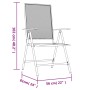 Juego de comedor de jardín 7 piezas acero gris antracita de vidaXL, Conjuntos de jardín - Ref: Foro24-3187981, Precio: 438,71...