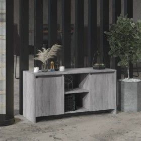 Mueble de TV madera de ingeniería gris Sonoma 102x37,5x52,5 cm de vidaXL, Muebles TV - Ref: Foro24-813021, Precio: 76,11 €, D...