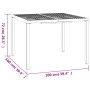 Juego de comedor de jardín 5 piezas acero gris antracita de vidaXL, Conjuntos de jardín - Ref: Foro24-3188000, Precio: 448,70...