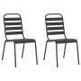 Juego de comedor de jardín 3 piezas acero gris antracita de vidaXL, Conjuntos de jardín - Ref: Foro24-3187987, Precio: 208,91...