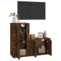 Set de muebles de TV 2 pzas madera contrachapada roble ahumado de vidaXL, Muebles TV - Ref: Foro24-3188459, Precio: 86,81 €, ...