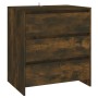 Aparador madera contrachapada color roble ahumado 70x41x75 cm de vidaXL, Aparadores - Ref: Foro24-813005, Precio: 86,53 €, De...