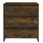 Aparador madera contrachapada color roble ahumado 70x41x75 cm de vidaXL, Aparadores - Ref: Foro24-813005, Precio: 86,53 €, De...