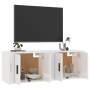 Muebles para TV de pared 2 uds blanco brillante 57x34,5x40 cm de vidaXL, Muebles TV - Ref: Foro24-3188336, Precio: 80,30 €, D...