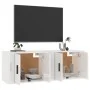 Muebles para TV de pared 2 uds blanco brillante 57x34,5x40 cm de vidaXL, Muebles TV - Ref: Foro24-3188336, Precio: 79,36 €, D...