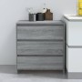 Aparador de madera contrachapada gris Sonoma 70x41x75 cm de vidaXL, Aparadores - Ref: Foro24-813006, Precio: 85,90 €, Descuen...