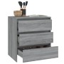Aparador de madera contrachapada gris Sonoma 70x41x75 cm de vidaXL, Aparadores - Ref: Foro24-813006, Precio: 85,90 €, Descuen...