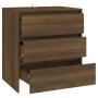 Aparador de madera contrachapada marrón roble 70x41x75 cm de vidaXL, Aparadores - Ref: Foro24-813007, Precio: 84,40 €, Descue...