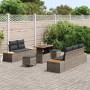 Conjunto de sofá de jardín 8 pcs Gris Claro y Gris Oscuro en Sofás de exterior | Comprar online en Foru.es
