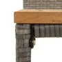 Hohe Hocker, 4 Stück, Akazienholz und graues synthetisches Rattan von vidaXL, Küchenhocker - Ref: Foro24-362605, Preis: 155,4...