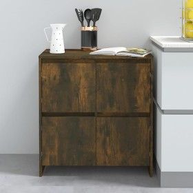 Aparador madera contrachapada color roble ahumado 70x41x75 cm de vidaXL, Aparadores - Ref: Foro24-813011, Precio: 66,48 €, De...