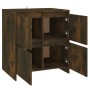Aparador madera contrachapada color roble ahumado 70x41x75 cm de vidaXL, Aparadores - Ref: Foro24-813011, Precio: 66,48 €, De...