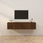 Muebles para TV de pared 3 uds roble marrón 57x34,5x40 cm de vidaXL, Muebles TV - Ref: Foro24-3188349, Precio: 115,99 €, Desc...