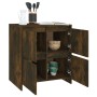 Aparador madera contrachapada color roble ahumado 70x41x75 cm de vidaXL, Aparadores - Ref: Foro24-813011, Precio: 66,48 €, De...