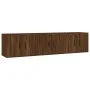 Muebles para TV de pared 3 uds roble marrón 57x34,5x40 cm de vidaXL, Muebles TV - Ref: Foro24-3188349, Precio: 115,99 €, Desc...