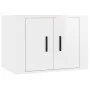 Set de muebles de TV 2 pzas madera contrachapada blanco brillo de vidaXL, Muebles TV - Ref: Foro24-3188448, Precio: 83,20 €, ...