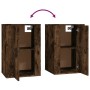 Set de muebles de TV 3 pzas madera contrachapada roble ahumado de vidaXL, Muebles TV - Ref: Foro24-3188387, Precio: 109,05 €,...