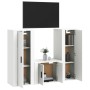 Set de muebles de TV 3 piezas madera contrachapada blanco de vidaXL, Muebles TV - Ref: Foro24-3188742, Precio: 147,55 €, Desc...