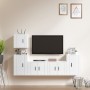 Set de muebles de TV 5 pzas madera contrachapada blanco brillo de vidaXL, Muebles TV - Ref: Foro24-3188560, Precio: 181,12 €,...