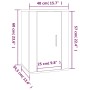 Set de muebles para TV 2 pzas madera contrachapada gris Sonoma de vidaXL, Muebles TV - Ref: Foro24-3188452, Precio: 85,96 €, ...