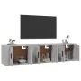 Muebles para TV de pared 3 uds gris Sonoma 57x34,5x40 cm de vidaXL, Muebles TV - Ref: Foro24-3188348, Precio: 126,87 €, Descu...