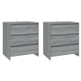 Aparador de 3 piezas madera manufacturada gris Sonoma de vidaXL, Aparadores - Ref: Foro24-3098071, Precio: 241,73 €, Descuent...
