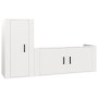 Set de muebles de TV 2 pzas madera contrachapada blanco brillo de vidaXL, Muebles TV - Ref: Foro24-3188488, Precio: 128,82 €,...