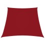 Toldo de vela trapezoidal de tela oxford rojo 2/4x3 m en Sombrillas | Comprar online en Foru.es
