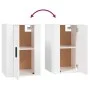 Set de muebles de TV 2 piezas madera contrachapada blanco de vidaXL, Muebles TV - Ref: Foro24-3188390, Precio: 76,15 €, Descu...
