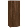 Set de muebles para TV 4 pzas madera contrachapada marrón roble de vidaXL, Muebles TV - Ref: Foro24-3188773, Precio: 196,19 €...