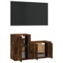 Set de muebles de TV 2 pzas madera contrachapada roble ahumado de vidaXL, Muebles TV - Ref: Foro24-3188395, Precio: 77,66 €, ...