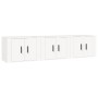 Muebles de TV de pared 3 uds blanco 57x34,5x40 cm de vidaXL, Muebles TV - Ref: Foro24-3188342, Precio: 111,47 €, Descuento: %