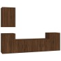 Set de muebles para TV 5 pzas madera contrachapada roble marrón de vidaXL, Muebles TV - Ref: Foro24-3188573, Precio: 191,53 €...