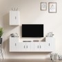 Set de muebles de TV 5 pzas madera contrachapada blanco brillo de vidaXL, Muebles TV - Ref: Foro24-3188568, Precio: 198,65 €,...