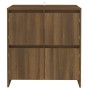 Aparadores 2 uds madera de ingeniería marrón roble 70x41x75 cm de vidaXL, Aparadores - Ref: Foro24-3098096, Precio: 140,29 €,...