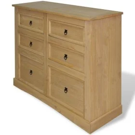 Aparador gama Corona de pino mexicano 110x43x81 cm de vidaXL, Aparadores - Ref: Foro24-243731, Precio: 198,32 €, Descuento: %