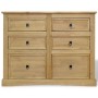 Aparador gama Corona de pino mexicano 110x43x81 cm de vidaXL, Aparadores - Ref: Foro24-243731, Precio: 201,10 €, Descuento: %