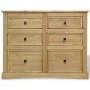 Aparador gama Corona de pino mexicano 110x43x81 cm de vidaXL, Aparadores - Ref: Foro24-243731, Precio: 198,32 €, Descuento: %