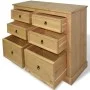 Aparador gama Corona de pino mexicano 110x43x81 cm de vidaXL, Aparadores - Ref: Foro24-243731, Precio: 198,32 €, Descuento: %