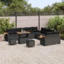 Conjunto de sofás de jardín 17 pcs Negro ratán sintético en Sofás de exterior | Comprar online en Foru.es