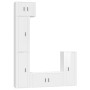 Set de muebles de TV 5 pzas madera contrachapada blanco brillo de vidaXL, Muebles TV - Ref: Foro24-3188800, Precio: 294,50 €,...