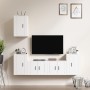 Set de muebles para TV 5 piezas madera contrachapada blanco de vidaXL, Muebles TV - Ref: Foro24-3188566, Precio: 180,16 €, De...